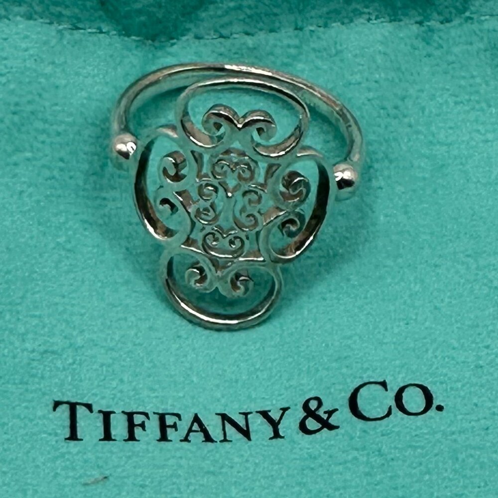 Tiffany & Co. Sterling Silver Paloma Picasso Venezia Goldoni Ring